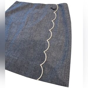 J Crew chambray skirt size 6